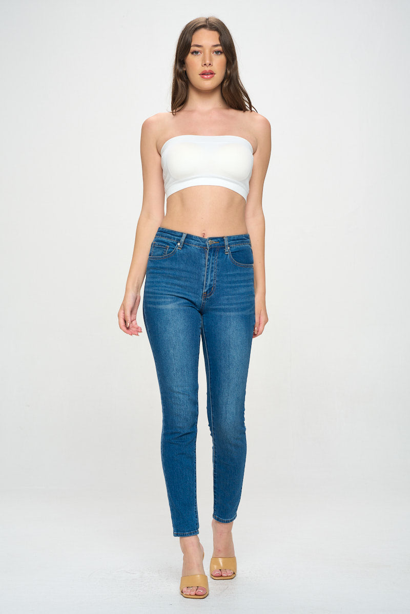 DEANNA RIBBED BANDEAU