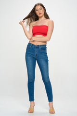 DEANNA RIBBED BANDEAU