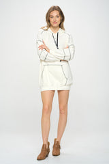 POST HOODIE DRESS