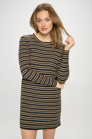 LONG SLEEVE KNIT DRESS