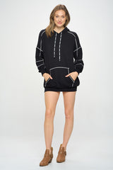 POST HOODIE DRESS