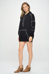 POST HOODIE DRESS