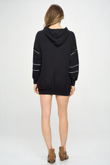 POST HOODIE DRESS