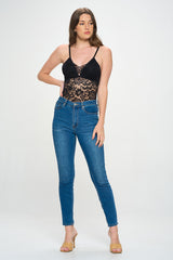 AMANDA SHEER LACE BODYSUIT