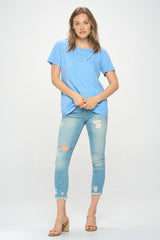 TALIA EYELET TEE