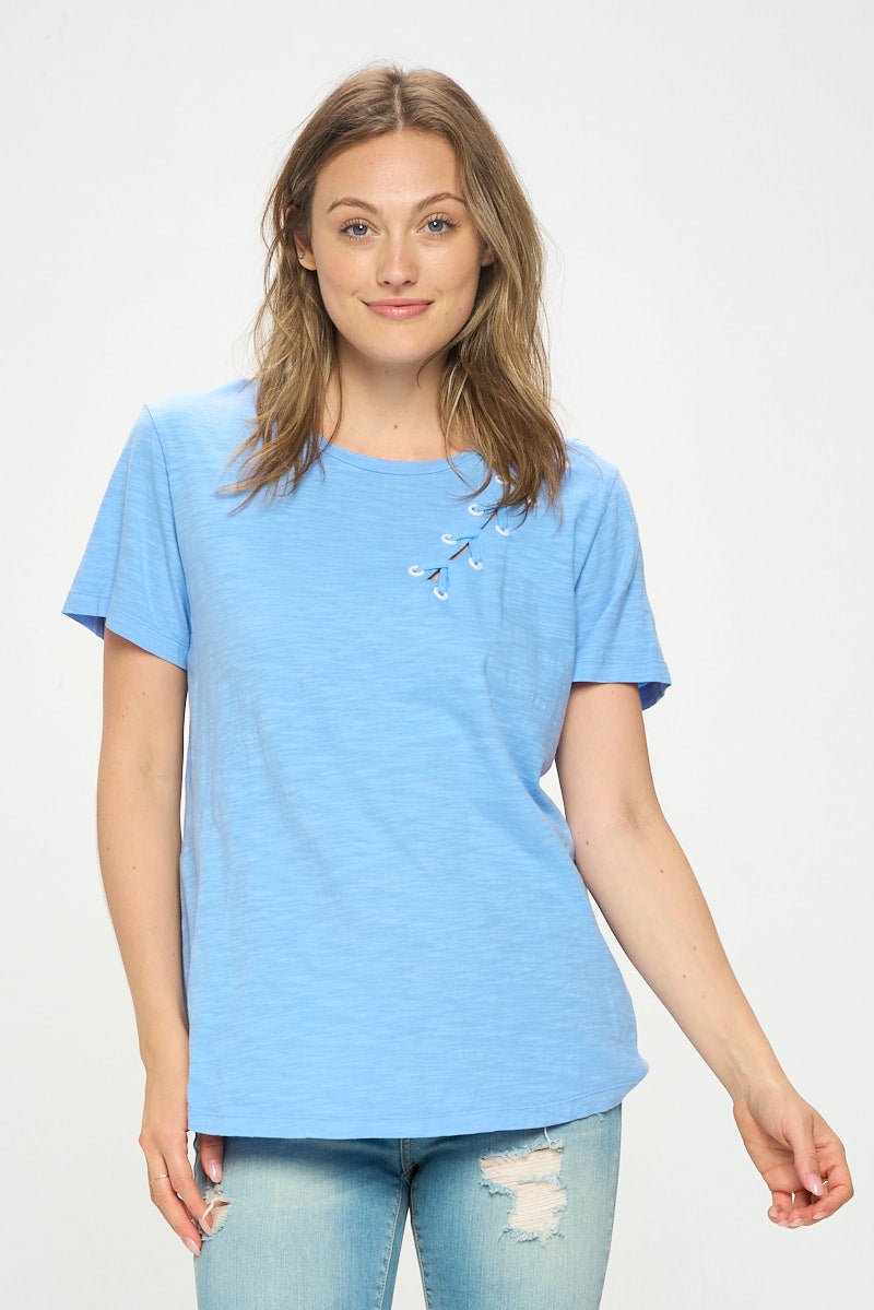 TALIA EYELET TEE