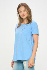 TALIA EYELET TEE