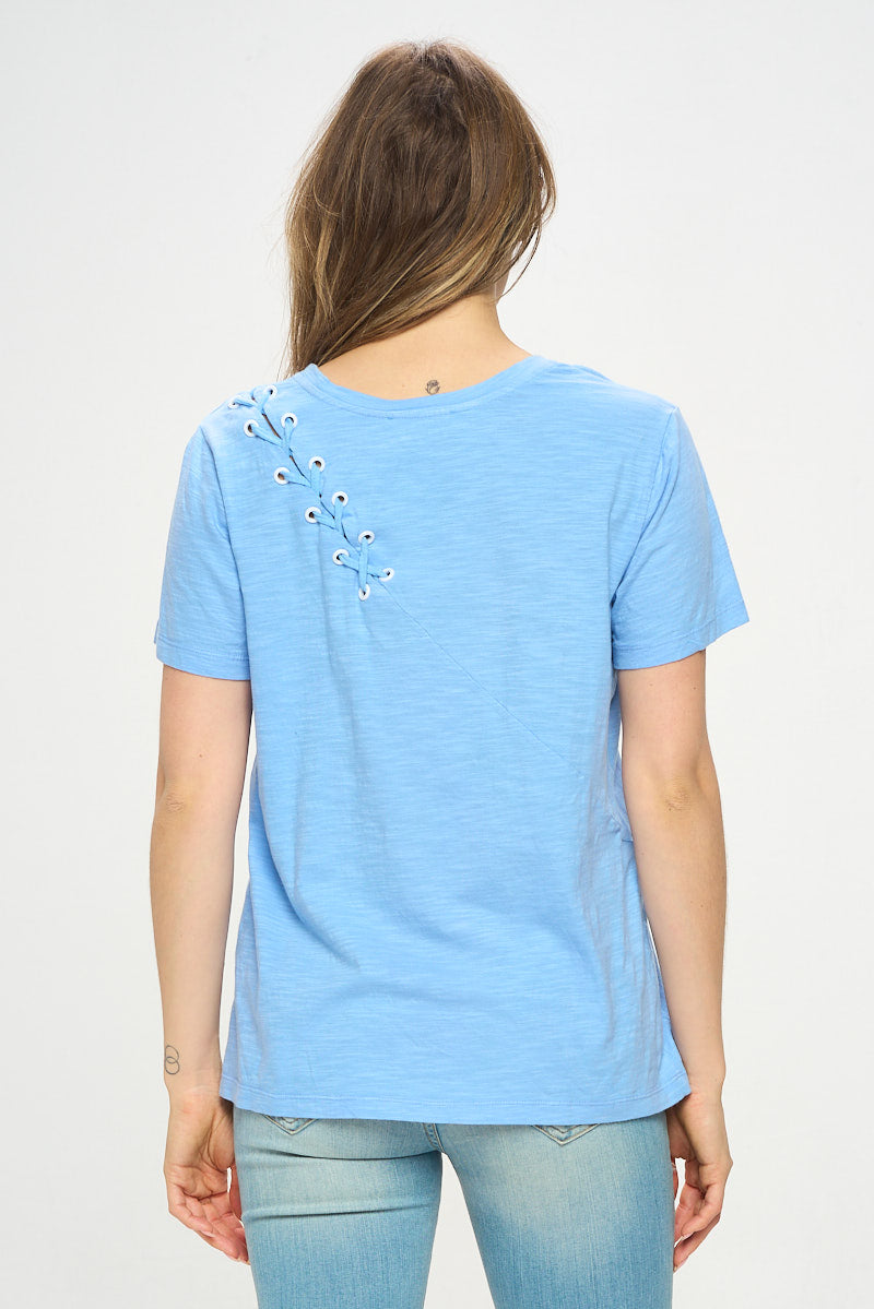 TALIA EYELET TEE