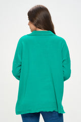 COLLARED TUNIC SWEATER