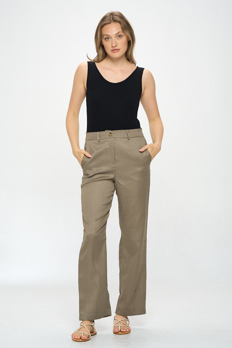 PLAID TROUSER PANT