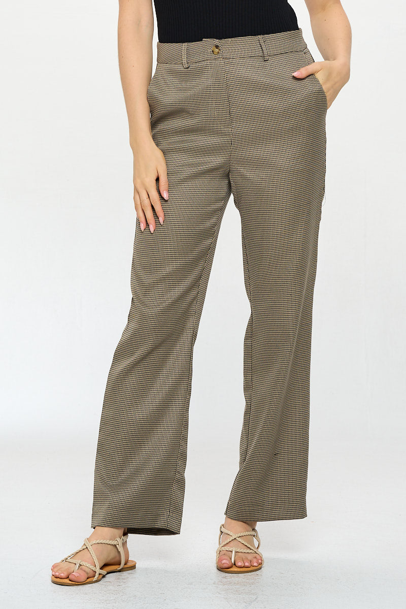 PLAID TROUSER PANT