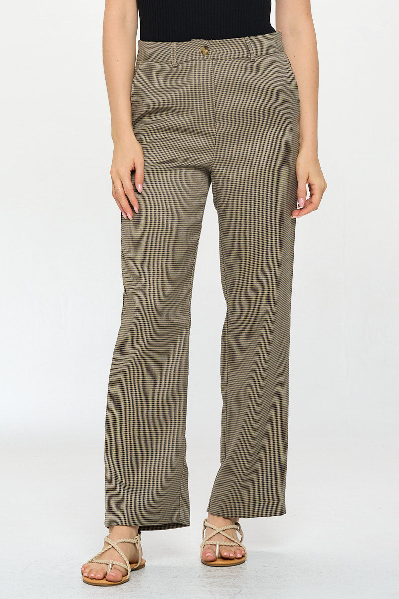PLAID TROUSER PANT