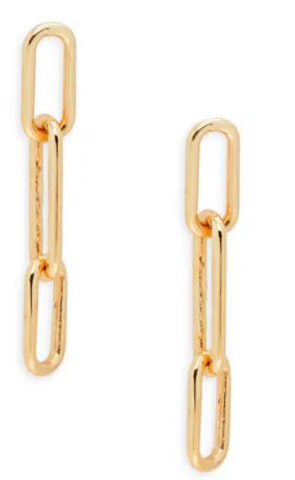 SHADOW CHAIN DROP EARRINGS