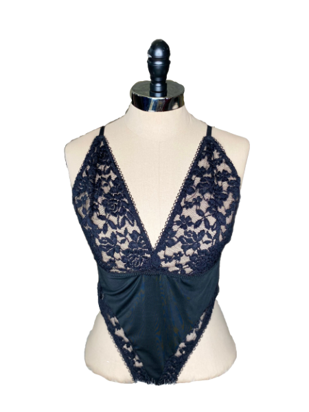 SARAH DEEP V LACE BODYSUIT