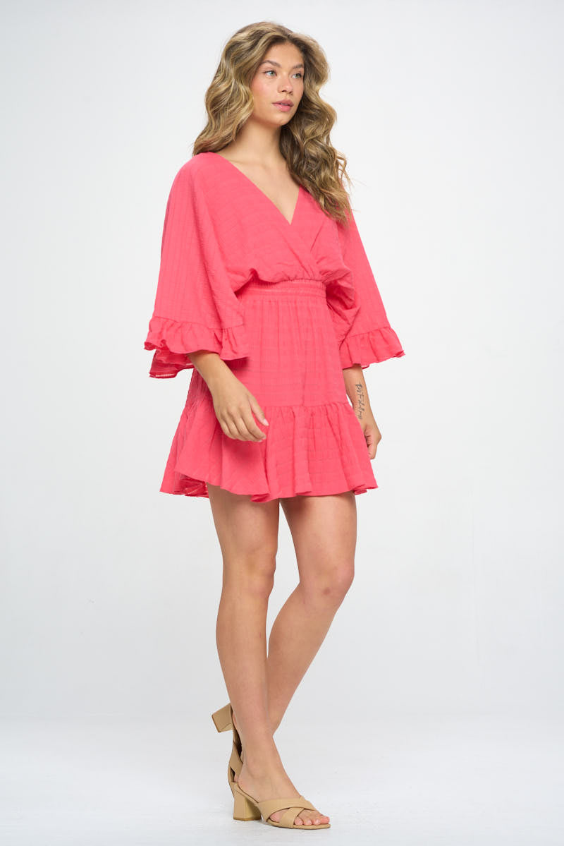 POPPY SURPLICE FRONT DRESS