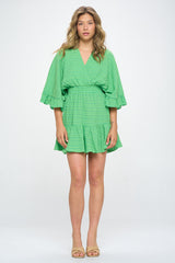 POPPY SURPLICE FRONT DRESS