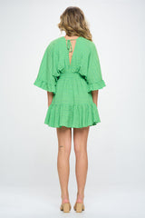POPPY SURPLICE FRONT DRESS