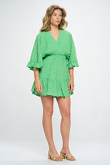POPPY SURPLICE FRONT DRESS