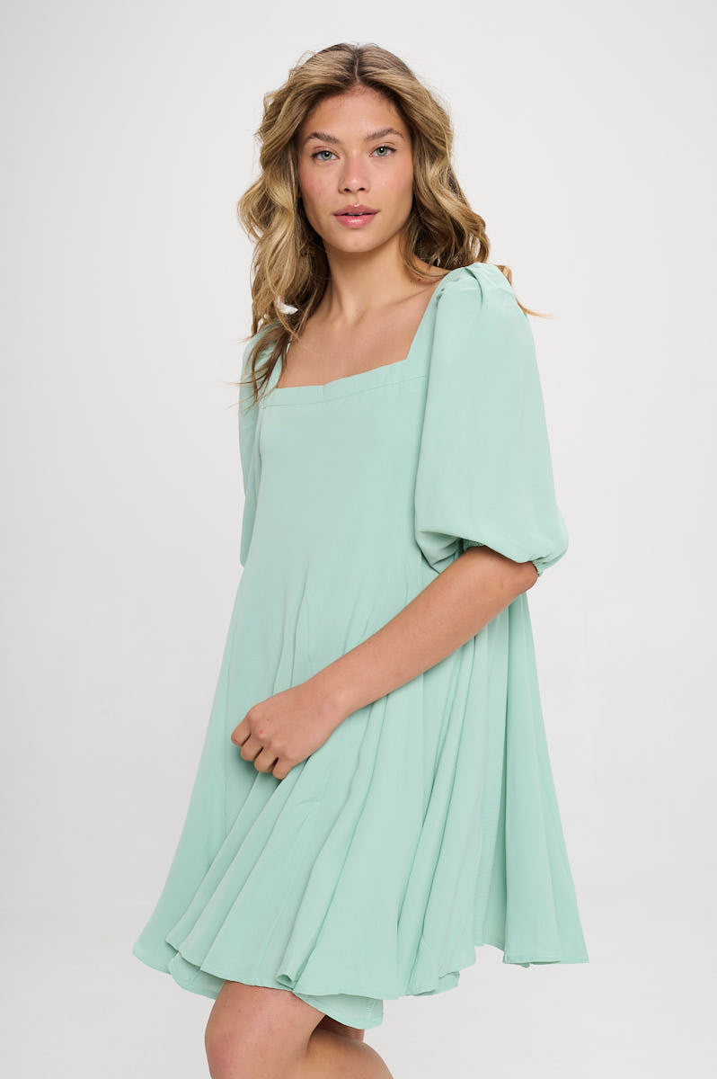 Chiffon best sale babydoll dress