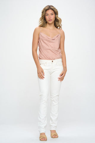 COWL NECK CAMI BODYSUIT
