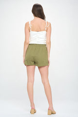 RUFFLE WAIST SHORT