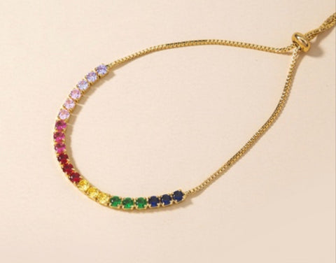 SHEP RAINBOW STONE BRACELET